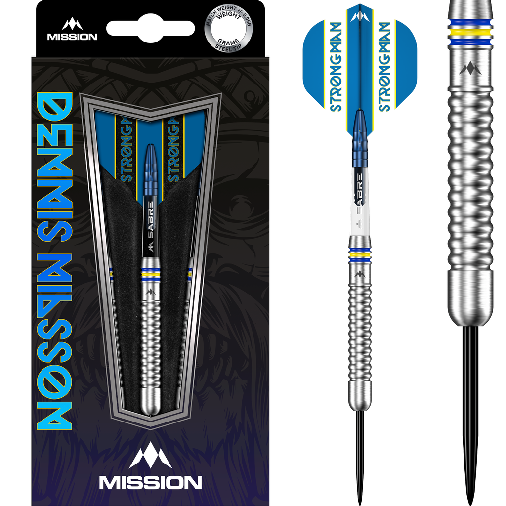 Dardos Mission Dennis Nilsson 95% Punta de Acero