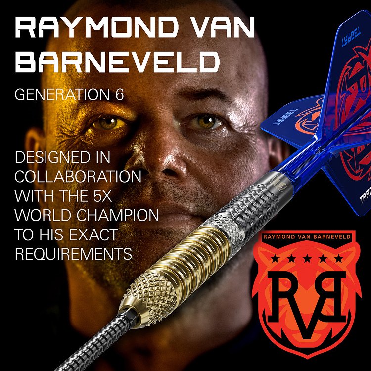 Target Raymond van Barneveld G6 Swiss Point 95% - Steel Tip Darts