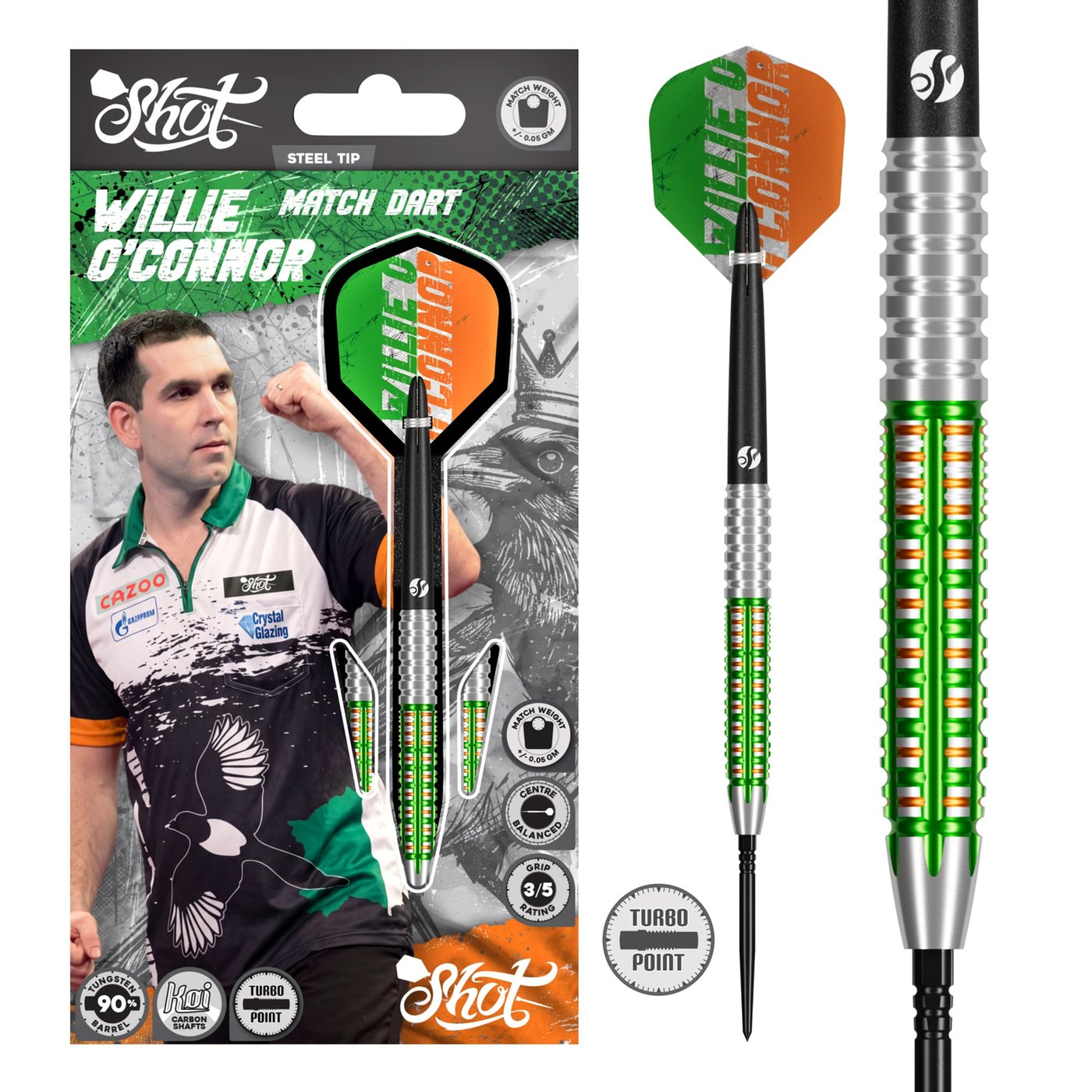 Shot William O'Connor Turbo Point 90% - Dartpfeile