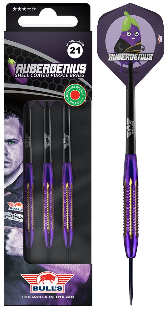 Dirk van Duijvenbode Aubergenius Brass - Steel Tip Darts