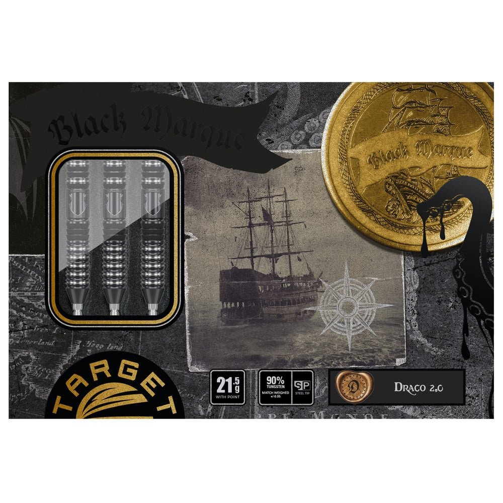 Target Japan Black Marque Lite Draco G2 Swiss Point 90% Darts