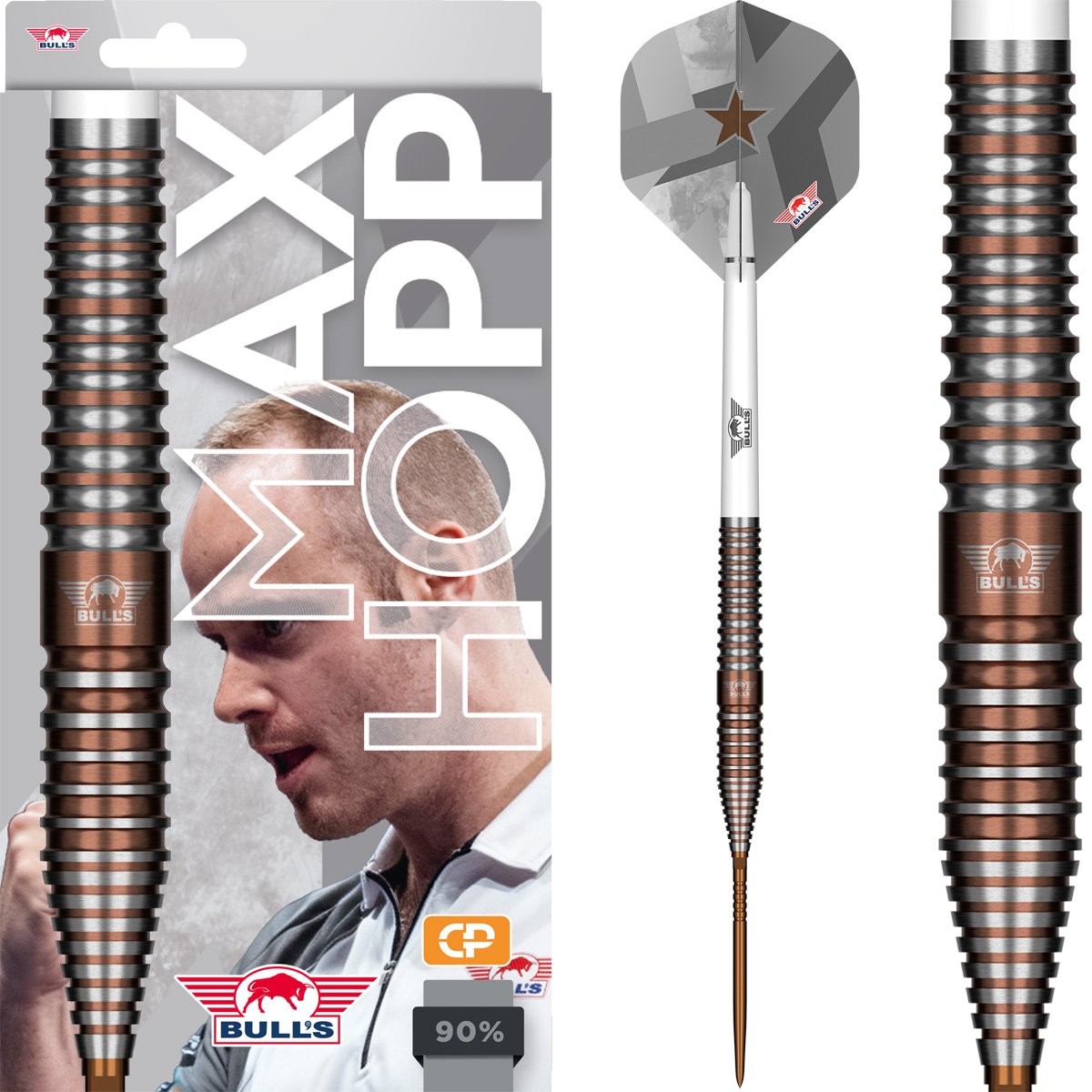 Bull's Max Hopp E5 Convertible Point 90% - Steel Tip Darts
