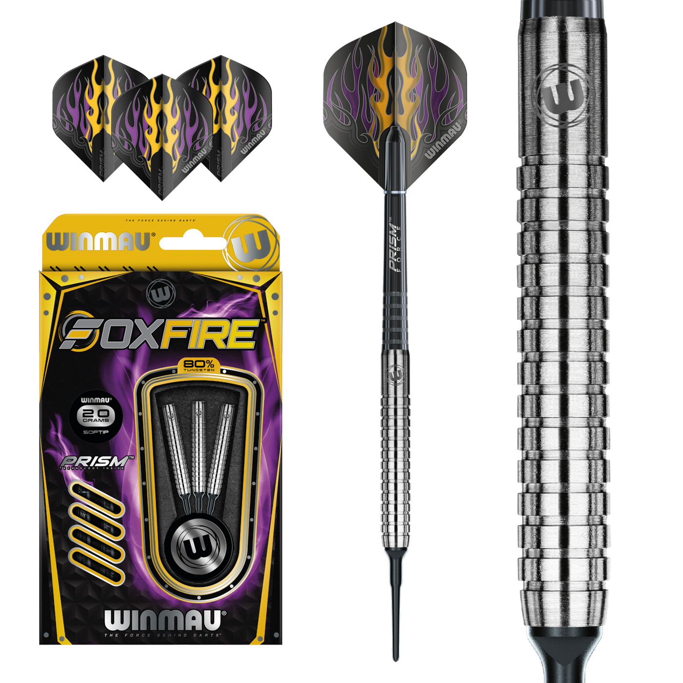 [Tweedekans] Winmau Foxfire 80% Soft Tip-20gram