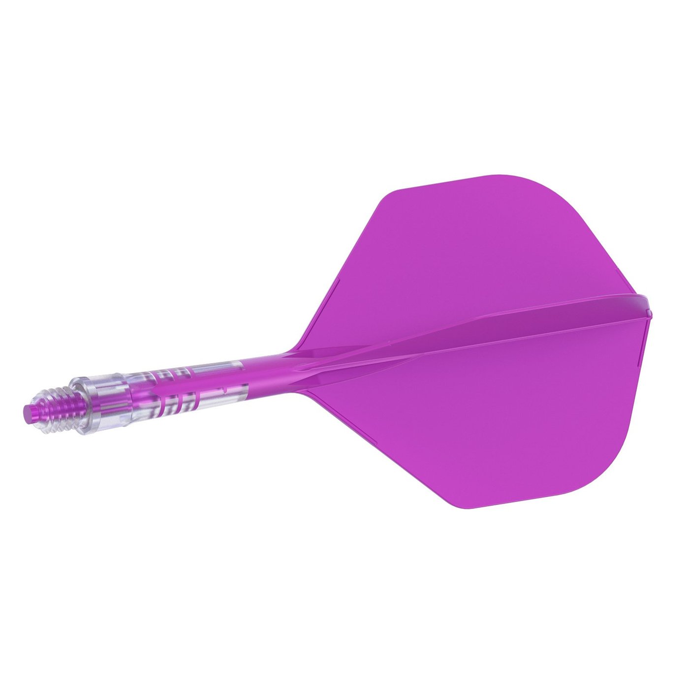 Cuesoul ROST T19 Integrated Dart Flights Small Standard Wing Carbon Purple Dart Flights