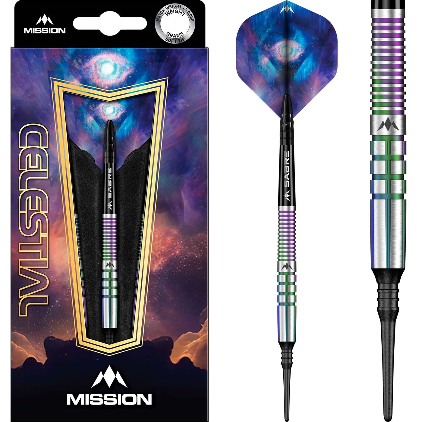 Mission Celestial Coral PVD 95% Soft Tip Darts