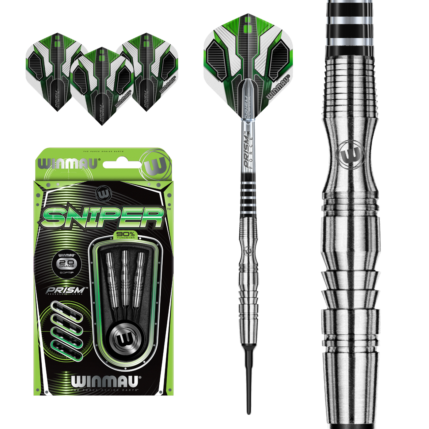 Winmau Sniper 90% Soft Tip 20g Darts