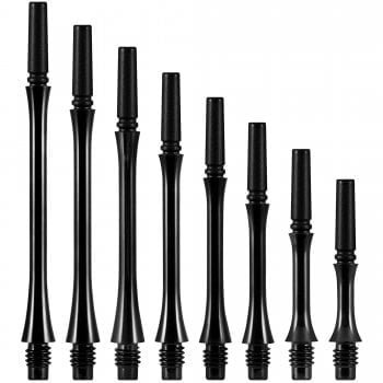 Cosmo Darts Fit Shafts Gear Slim - Dark Black - Locked Darts Shafts