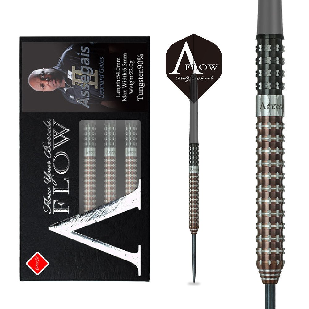 Dynasty A-Flow Leonard Gates Assegais 2 90% - Steel Tip Darts