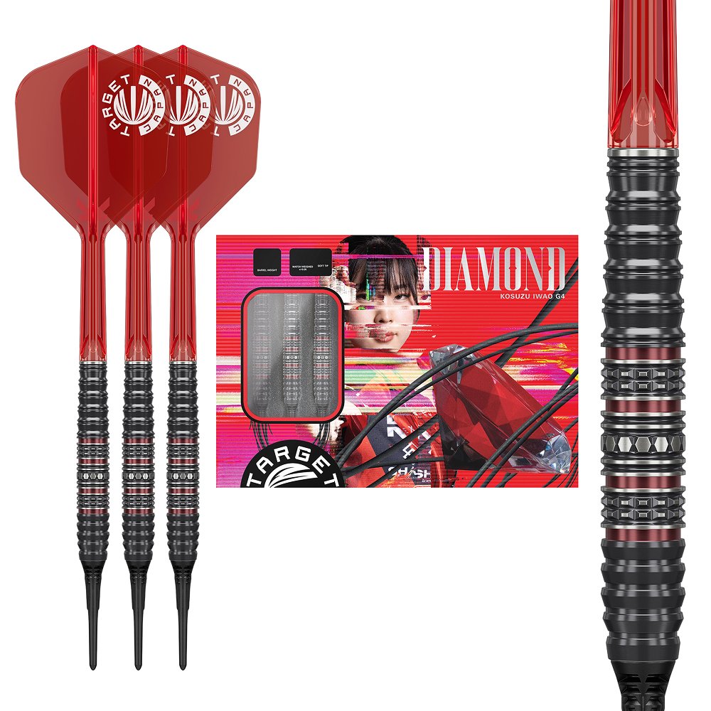 Target Japan Kosuwu Iwao Diamond G4 90% - Soft Tip Darts