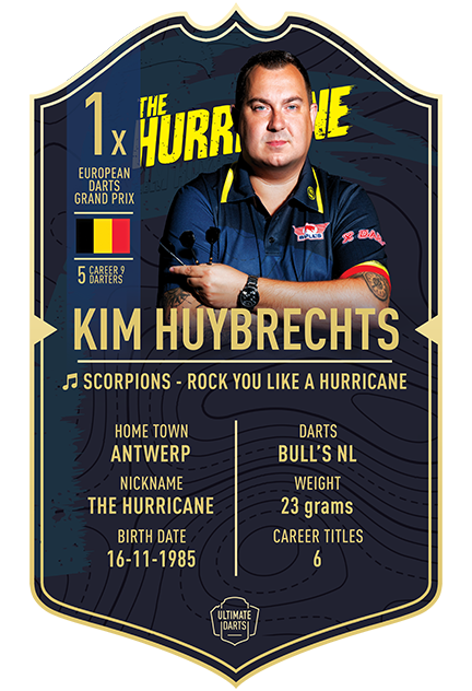 Ultimate Darts Card Kim Huybrechts