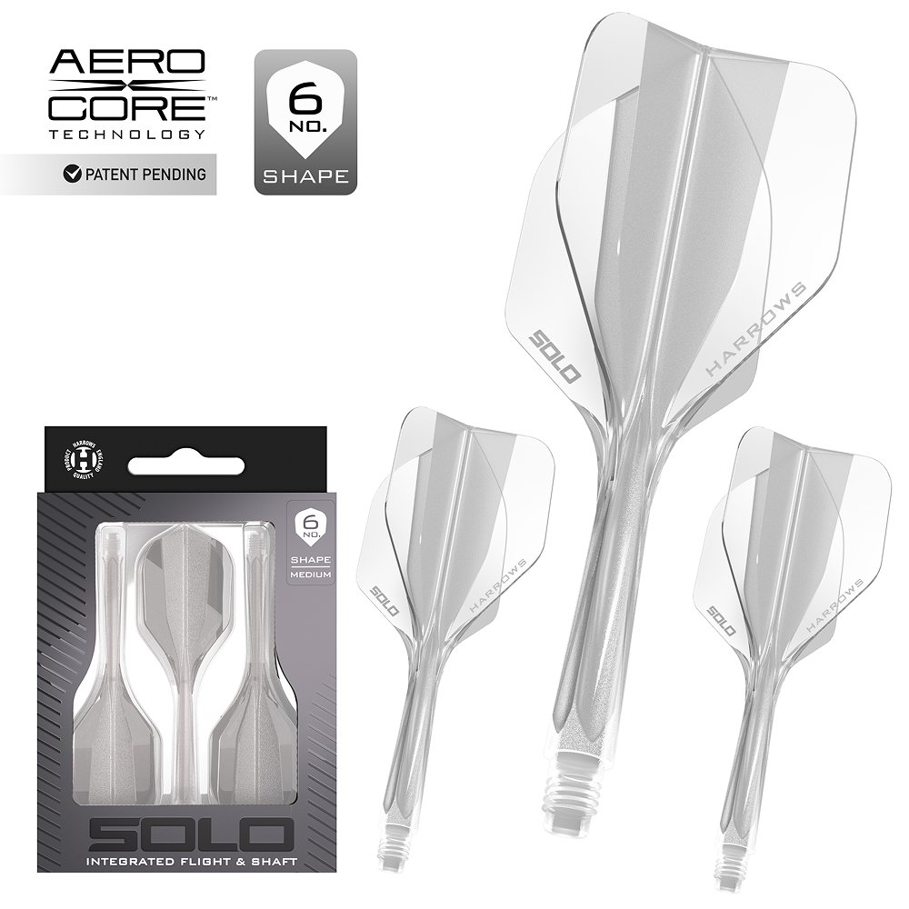 Harrows Solo Clear NO6 - Dartflights