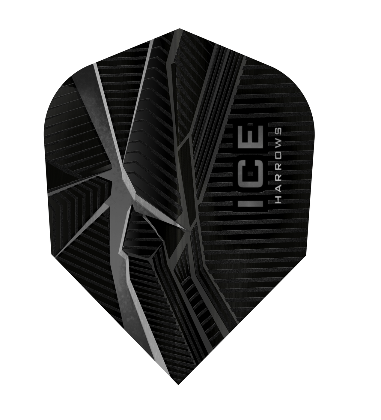 Harrows ICE Recut Black Darts Flights