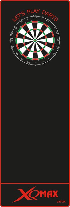 TAPPETO IN GOMMA 300X62 CM NERO