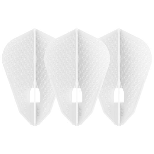 L-Style Champagne L9D Dimple Fantail White Darts Flights