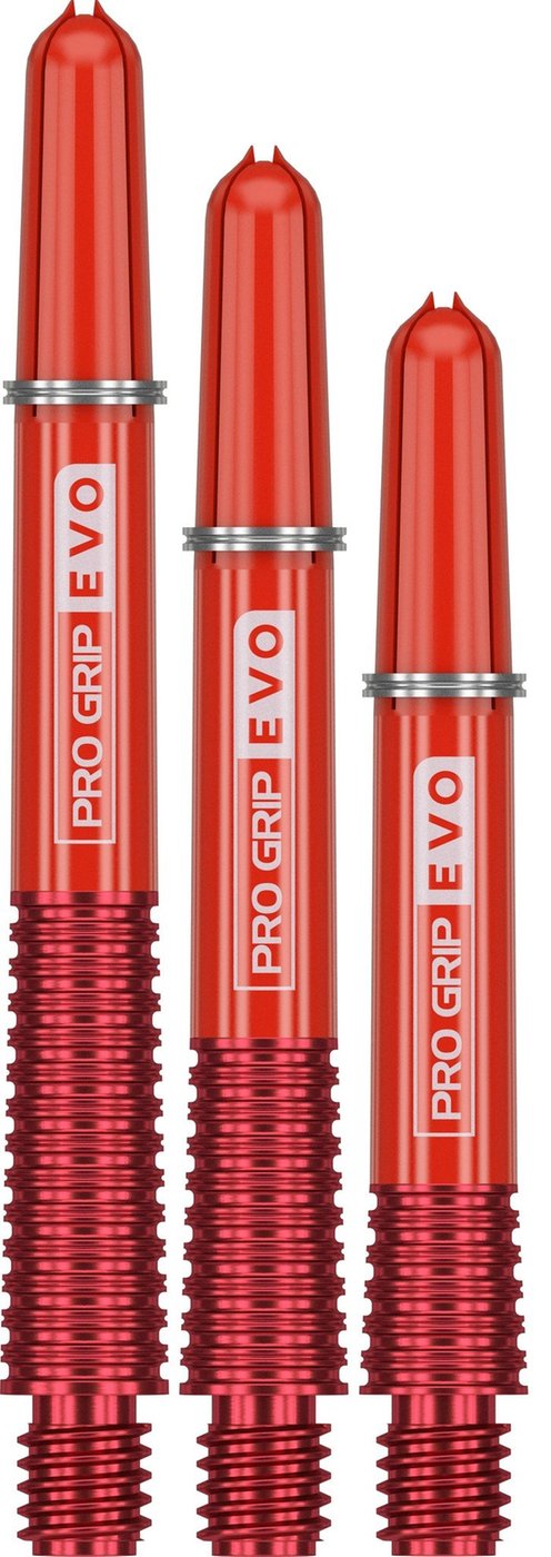 Target Pro Grip Evo Al Red Darts Shafts