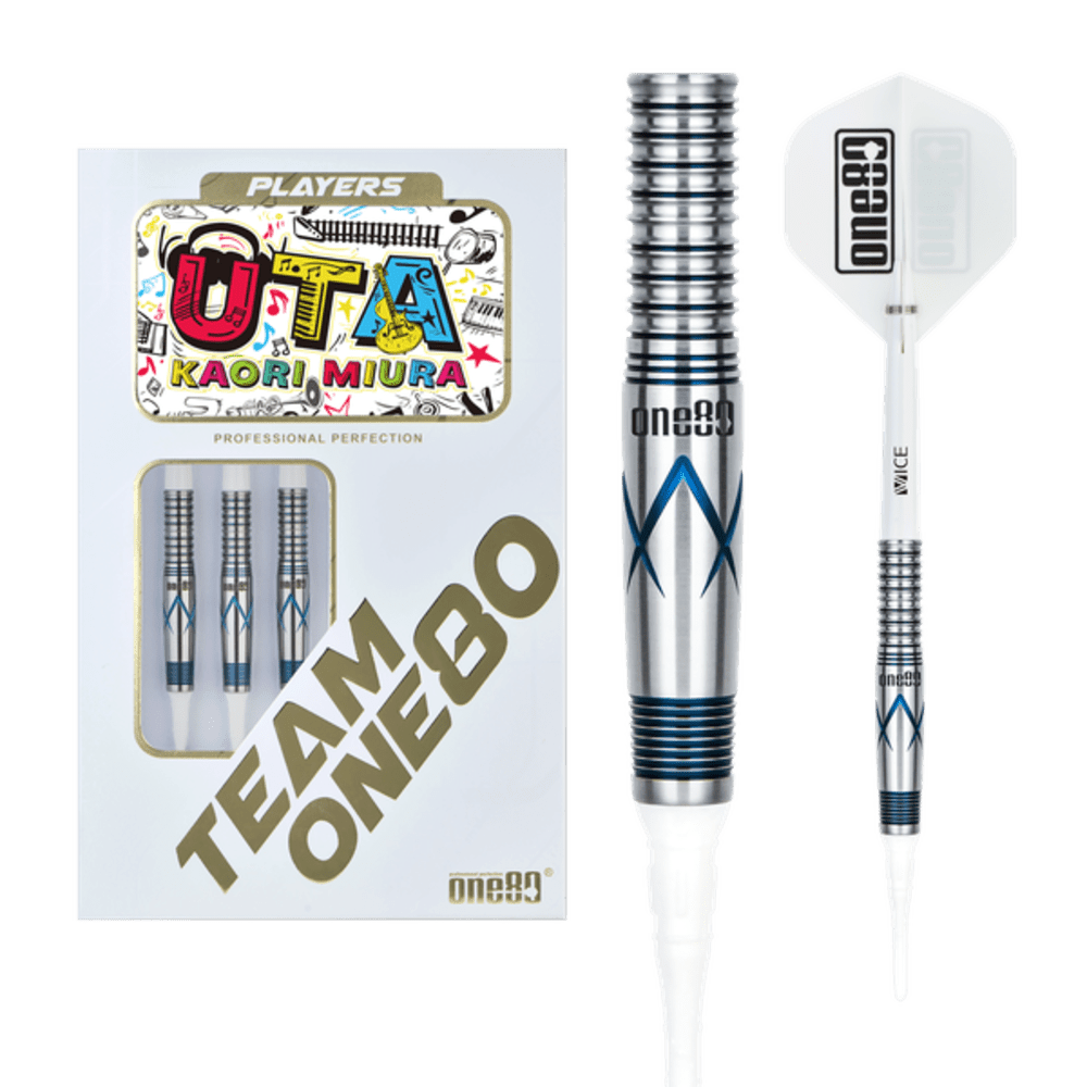 ONE80 Kaori Miura Blue 90% Soft Tip Darts