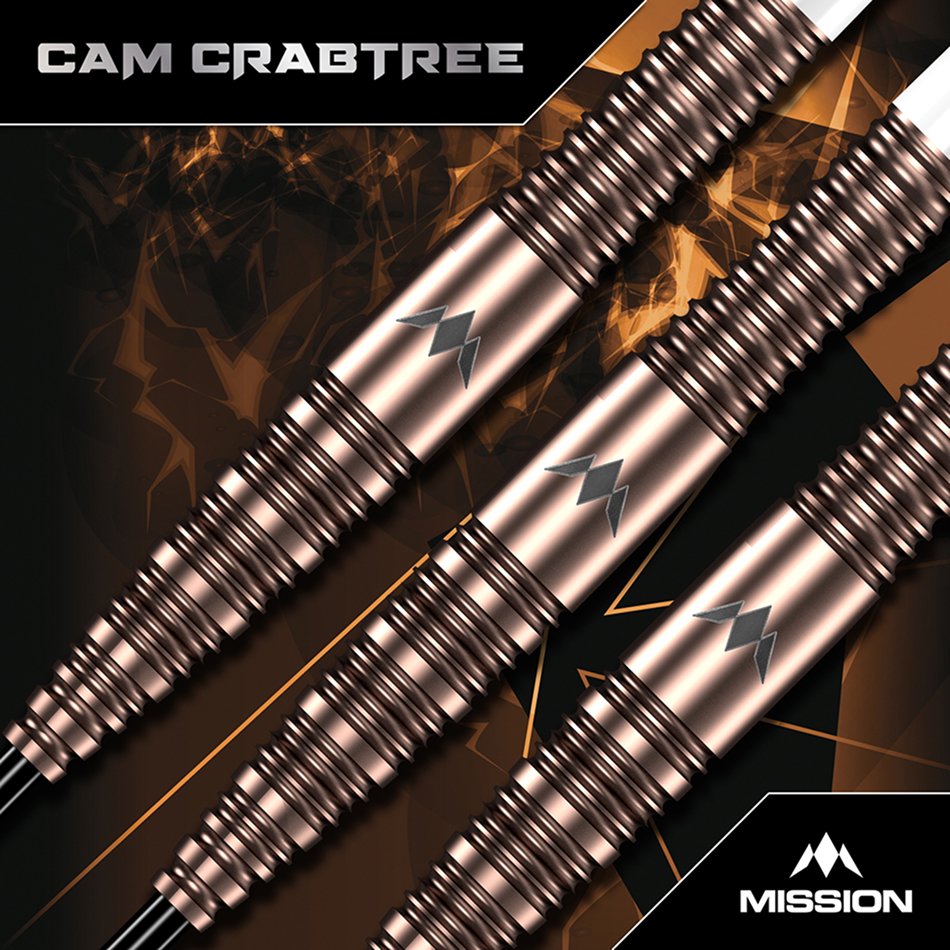 Mission Cam Crabtree V2 95% - Steel Tip Darts - Dartshopper.com