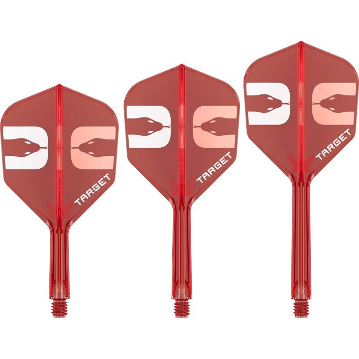Target K-Flex Nathan Aspinall Red NO6 Dart Flights - Dartshopper