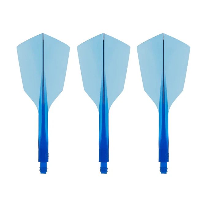 Condor AXE 120 Trifin Narrow Clear Blue - Dart Flights