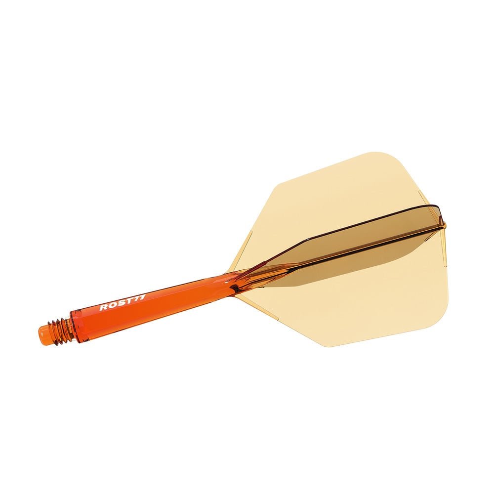 Cuesoul ROST 77 Transparent Orange Big Wing Dart Flights