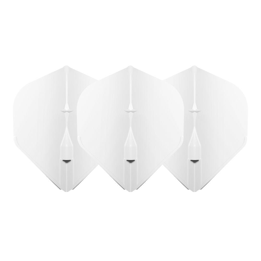L-Style Champagne Flight EZ L1 Standard White - Dart Flights