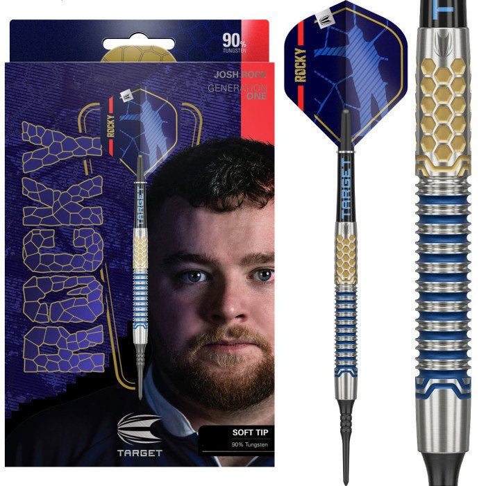 [Tweedekans] Target Josh Rock G1 90% - Soft Tip Darts-20gram
