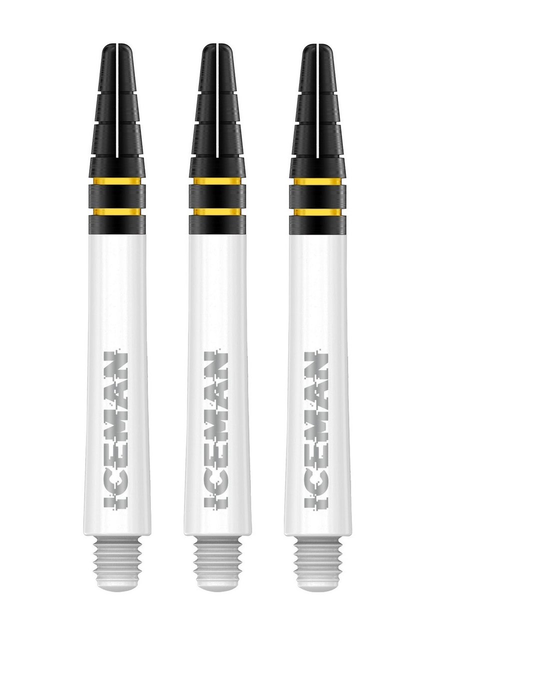 Red Dragon Gerwyn Price Nitrotech White with Black and Gold Top Darts Shafts