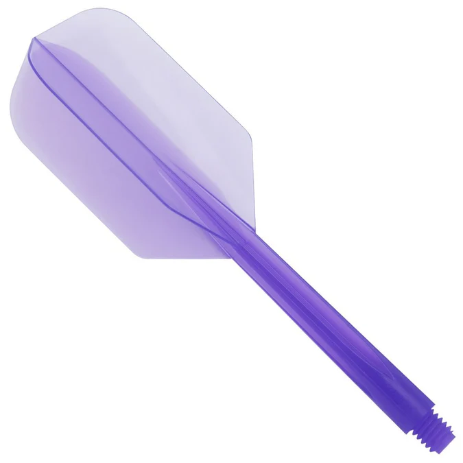 Condor Zero Stress Flight System Slim Clear Purple Darts Flights