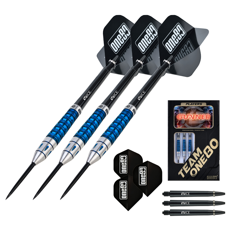 ONE80 Gunner Lourence Ilagan HD 80% Steel Tip Darts