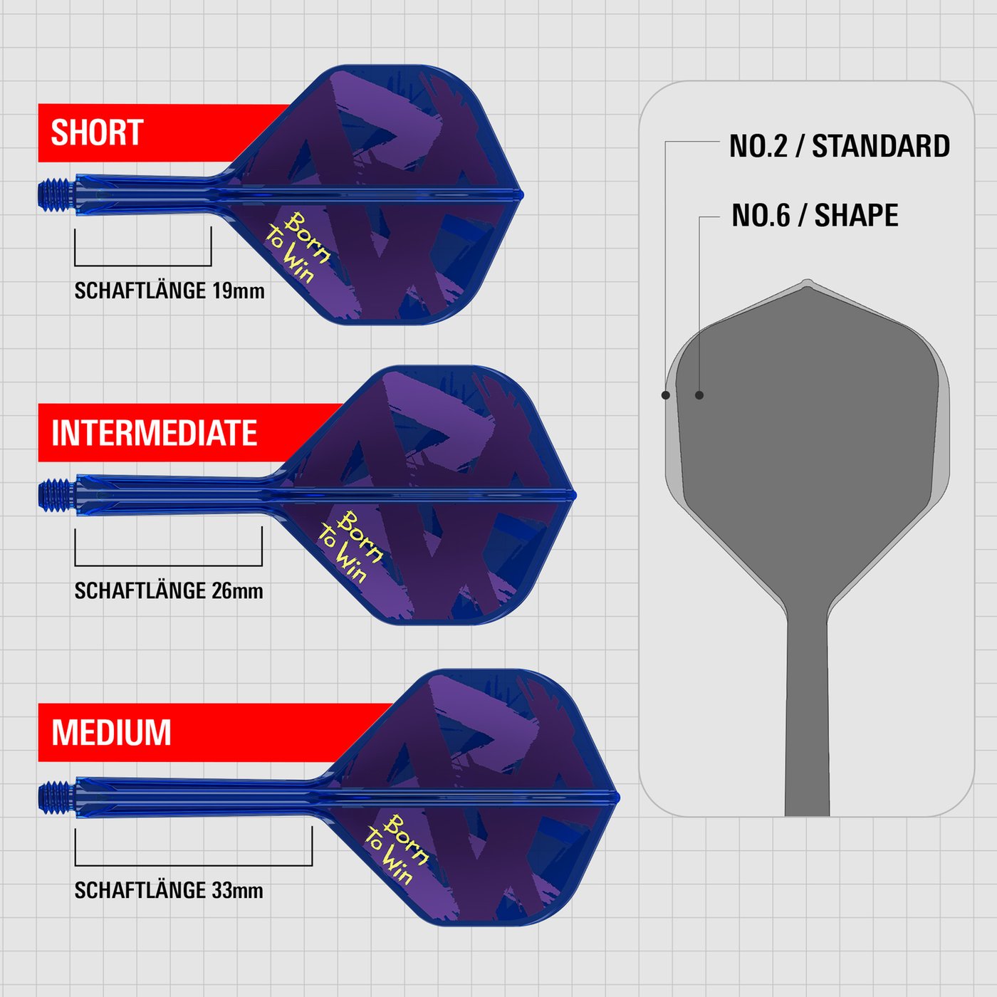 Target K-Flex Luke Littler World Champion 2026 NO6 - Dart Flights