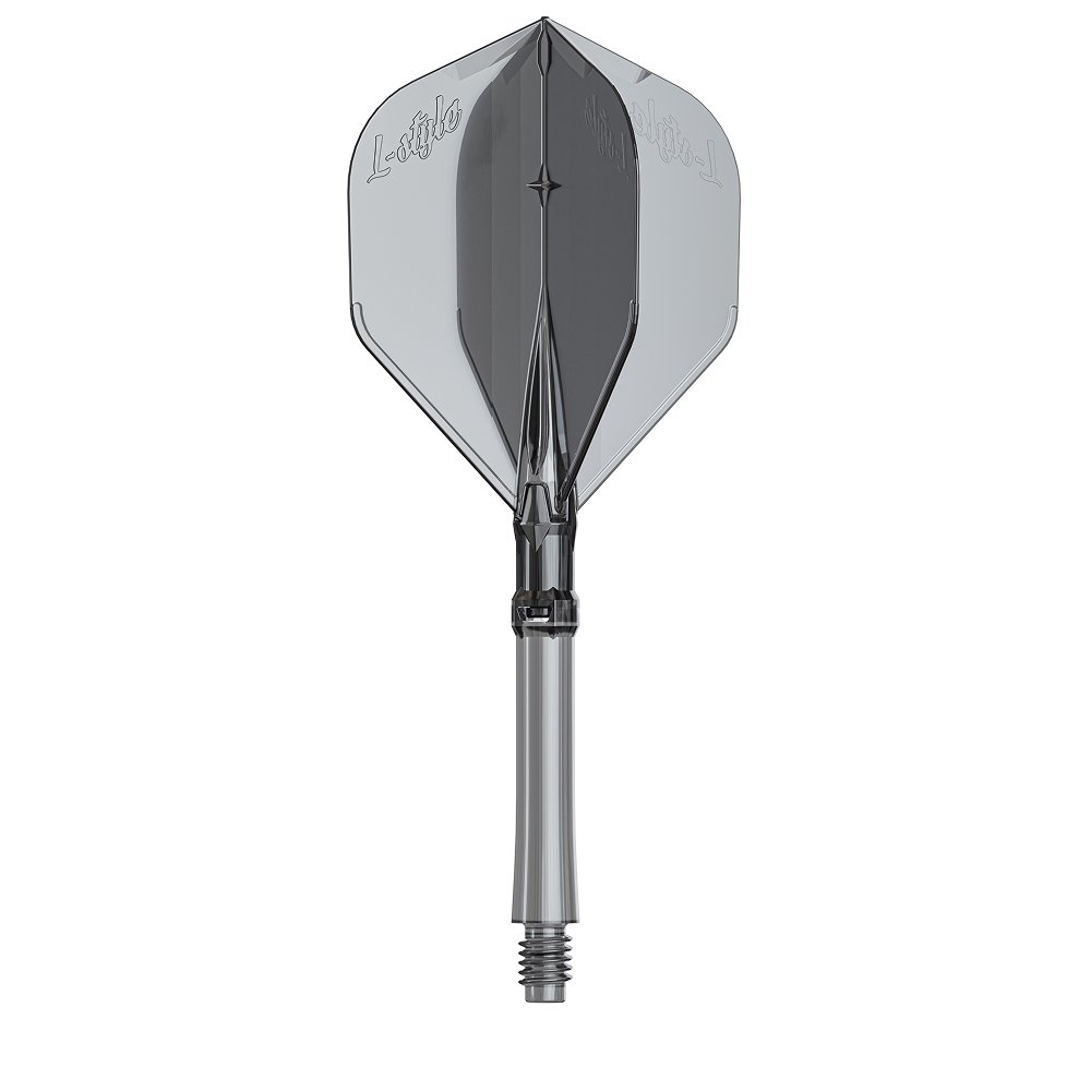 L-style PLAYER FLIGHT 　TI-NT L-Style L-System L1 Clear Black - Dart Flights - Dartshopper.com