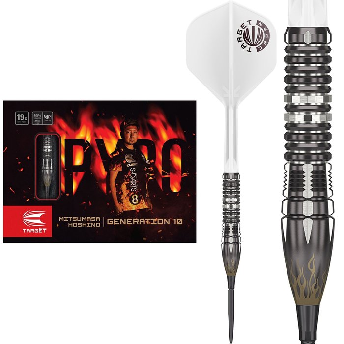 Ailettes De Fléchettes Target K-Flex No.2 Medium Mitsumasa Hoshino Pyro 410205