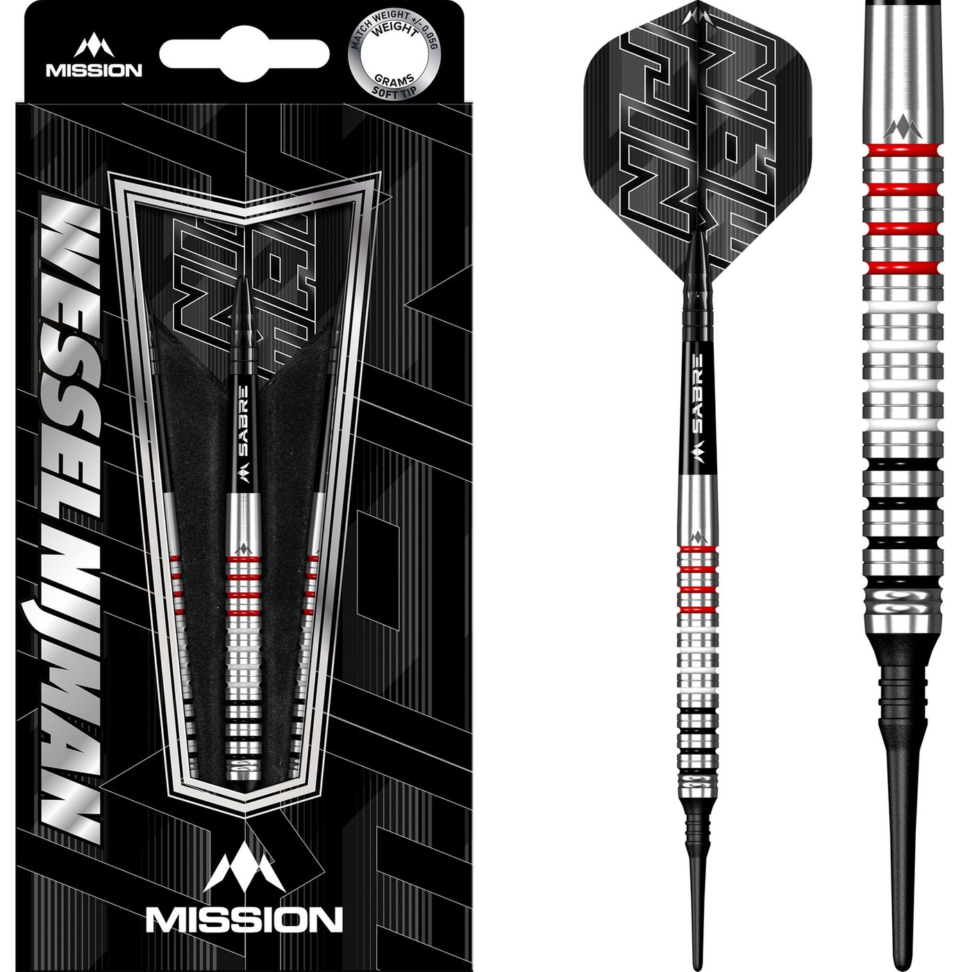 [Tweedekans] Mission Wessel Nijman 95% - Soft Tip Darts-18gram