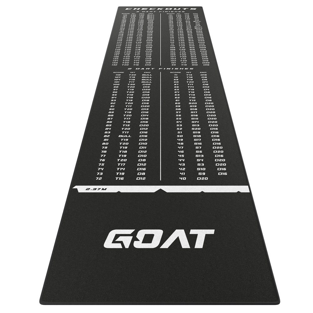 GOAT Carpet Checkout Dartmat 285 x 80