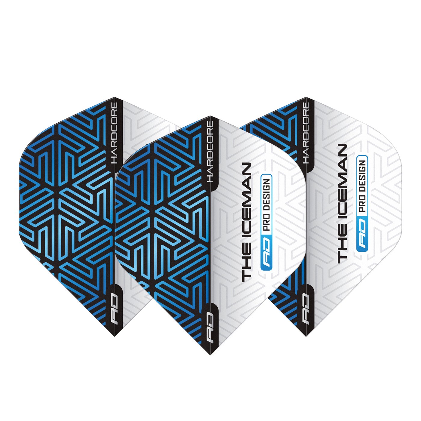 Red Dragon Gerwyn Price Hardcore Premium Blue & White Darts Flights