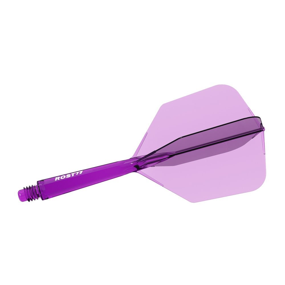 Cuesoul ROST 77 Transparent Purple Big Wing Dart Flights