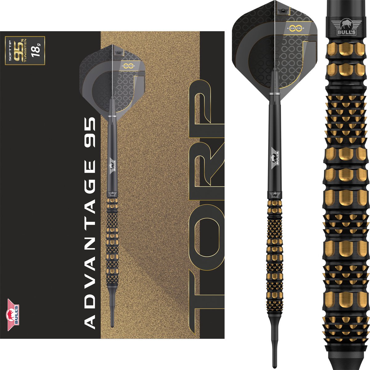 Bull's Advantage Torp 95% - Soft Tip Darts