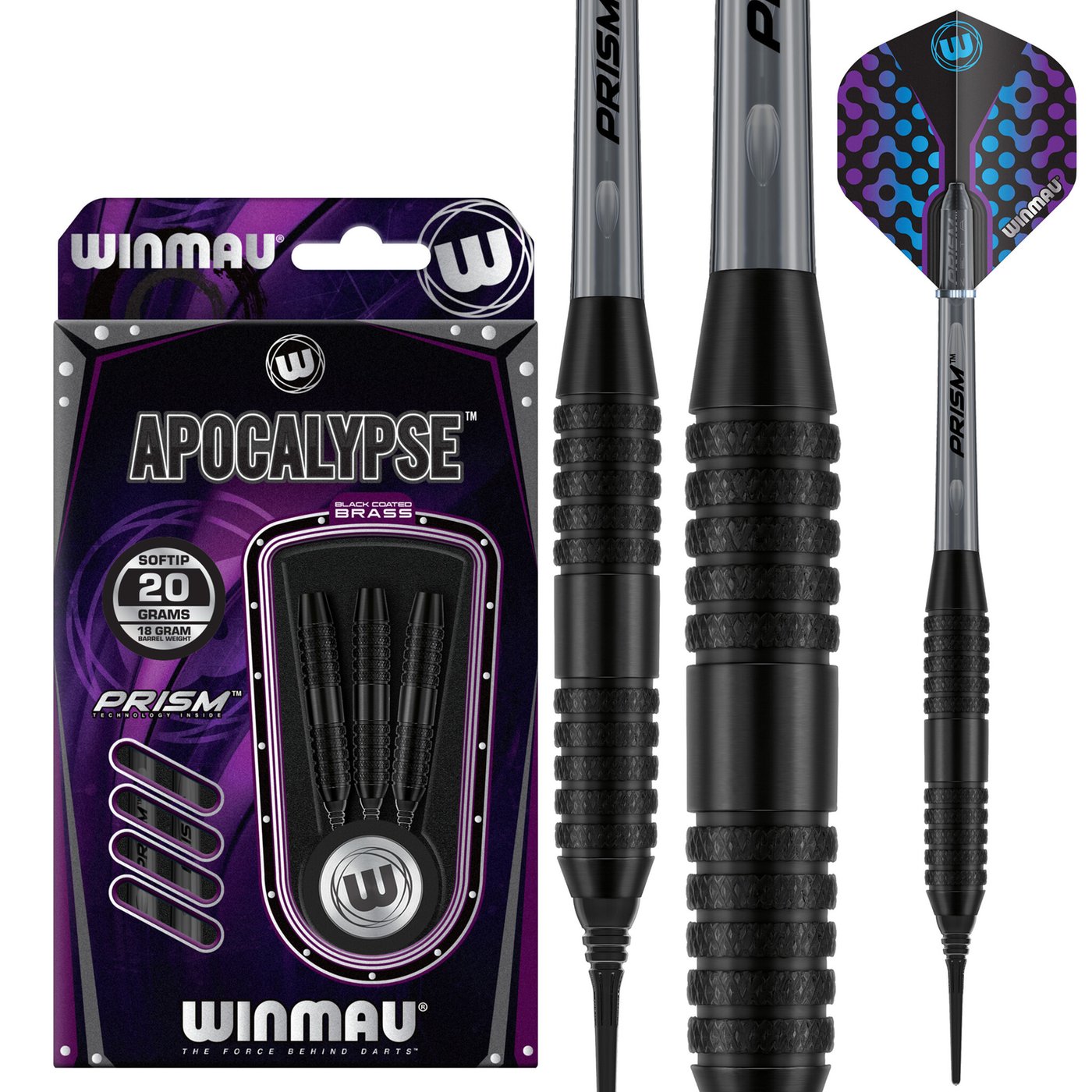 Dardos Winmau Apocalypse 3 Brass Punta de Plástico