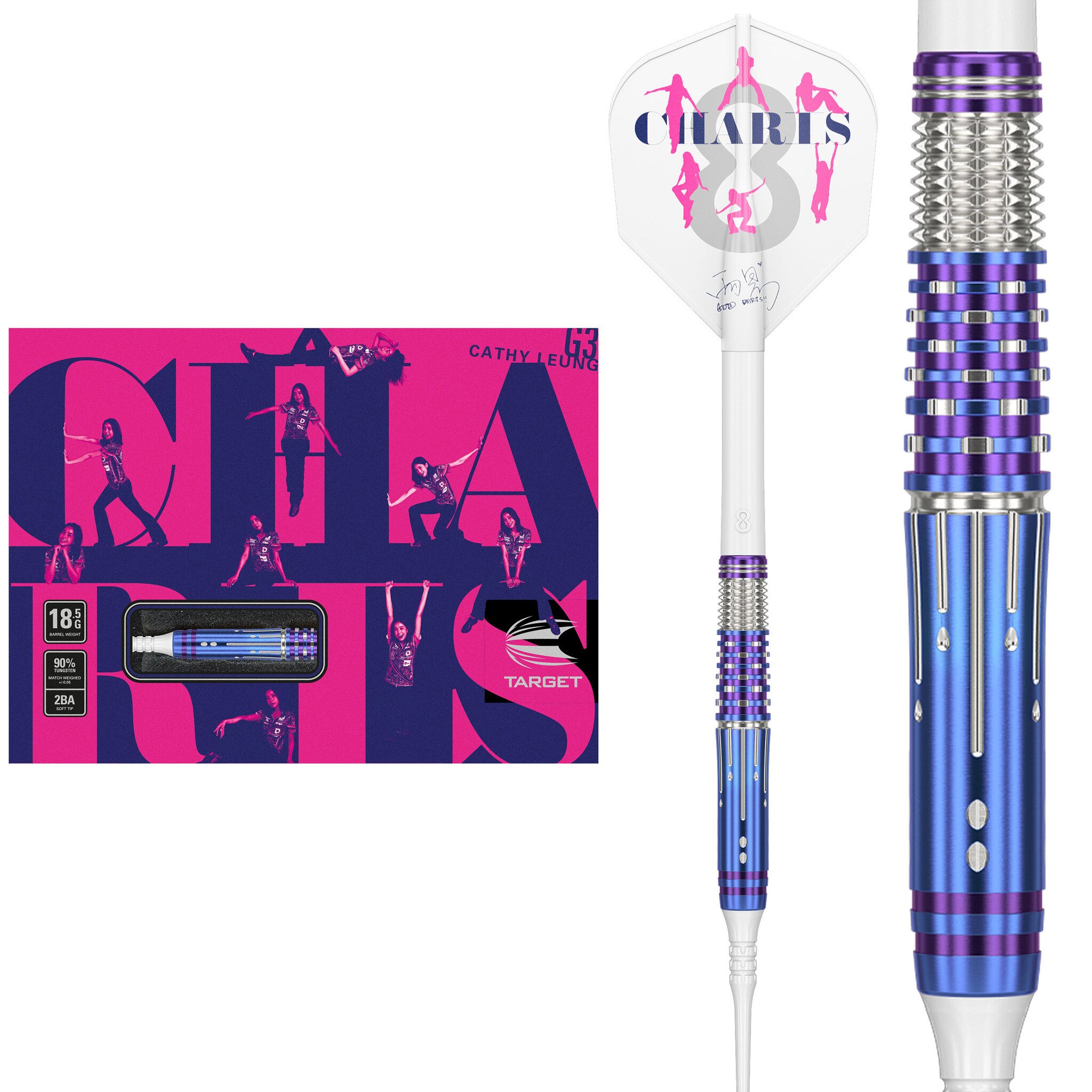 Target Japan Cathy Leung Charis G3 90% Soft Tip Darts