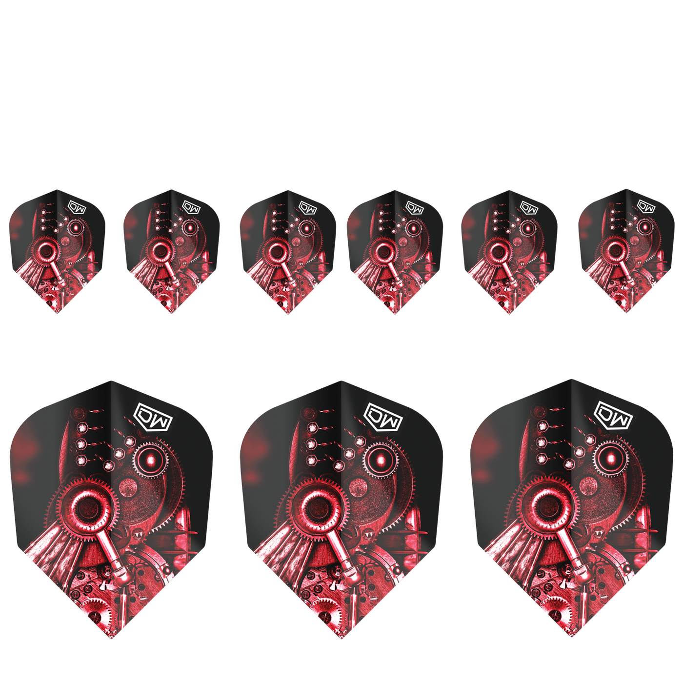 DW Razor Piranha 3 Set NO6 Darts Flights