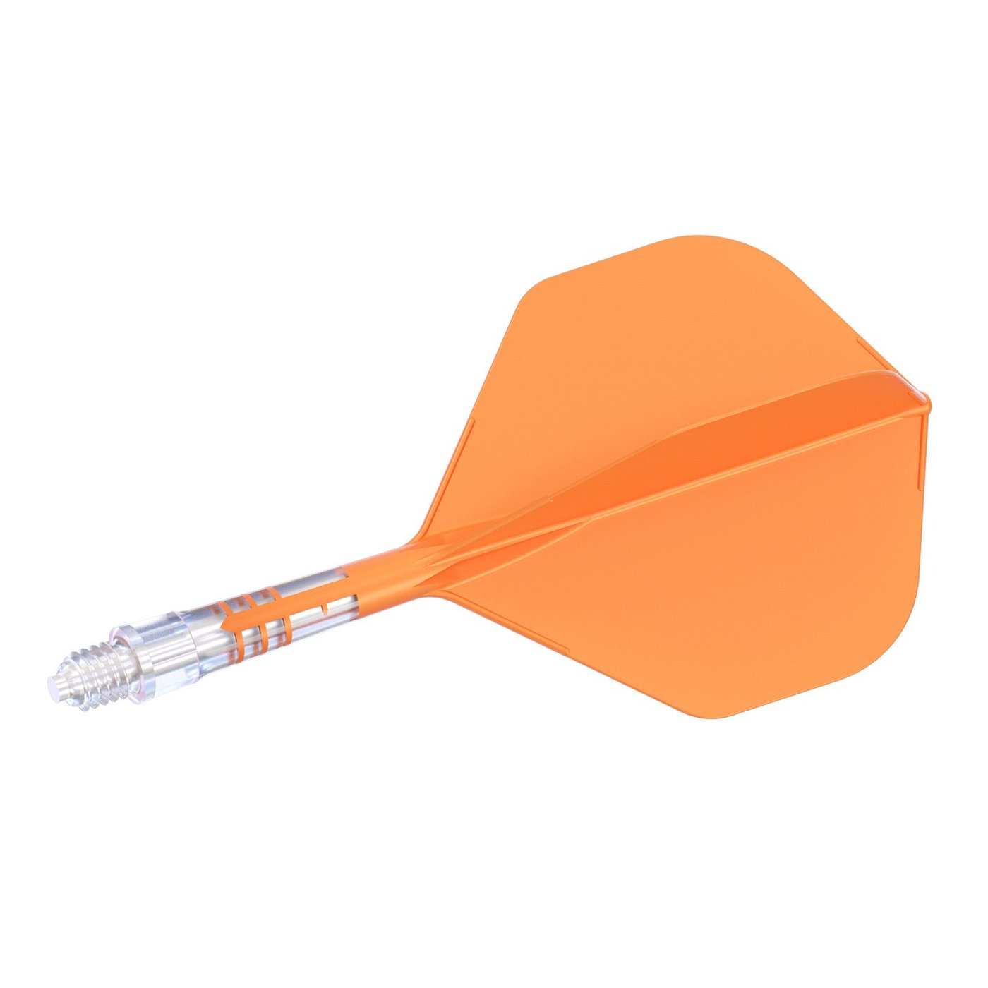 Cuesoul ROST T19 Integrated Flights Big Standard Wing Carbon Orange - Dart Flights