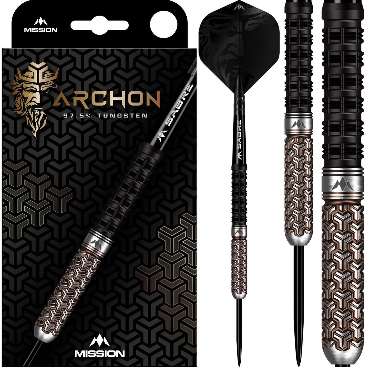 Mission Archon Black & Bronze 97,5% Darts