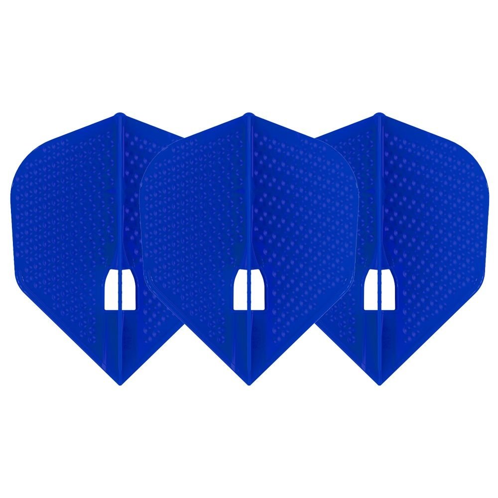 L-Style Champagne L3 Shape Dimple Blue - Dart Flights
