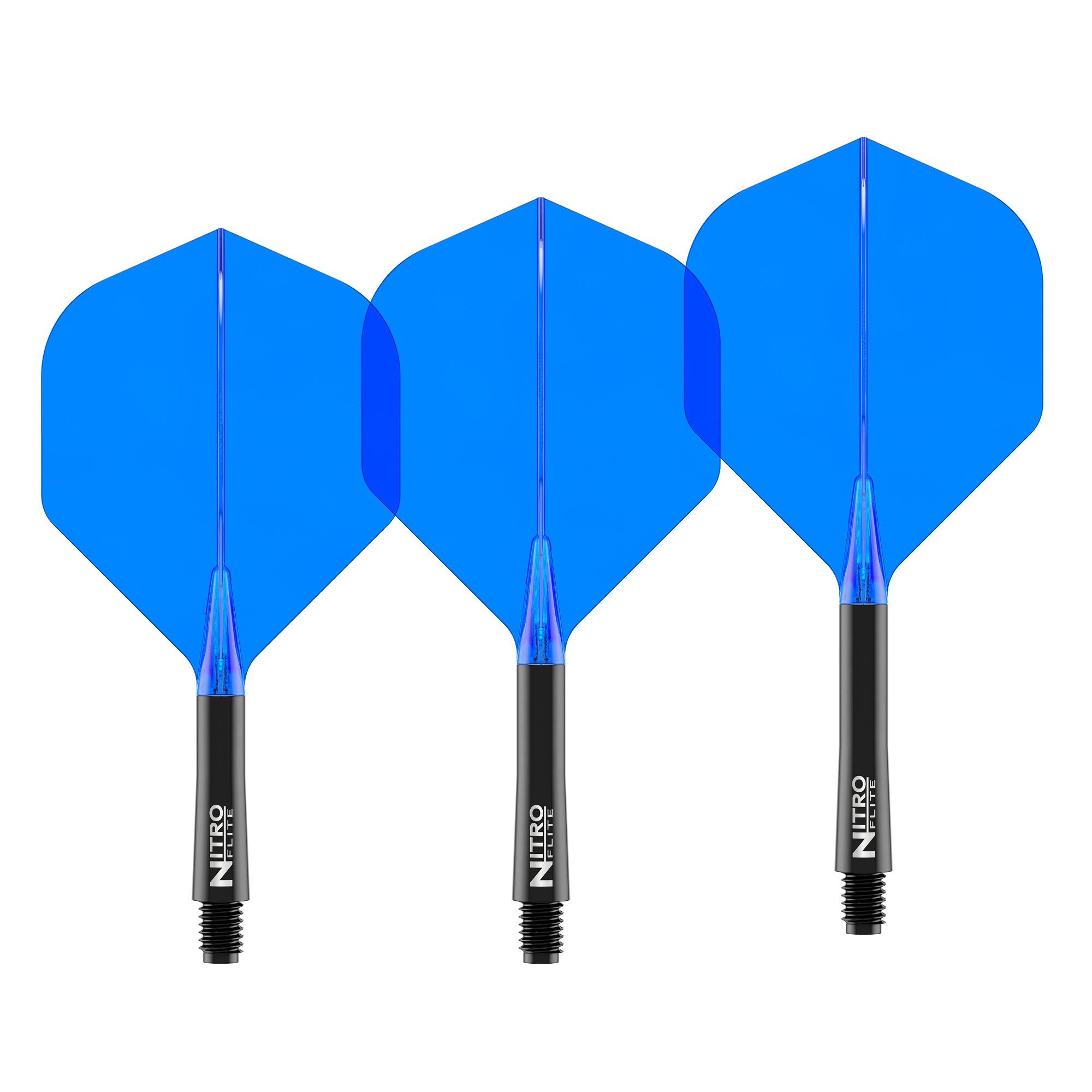 Red Dragon Nitro Flite System Black Blue NO2 - Dart Flights