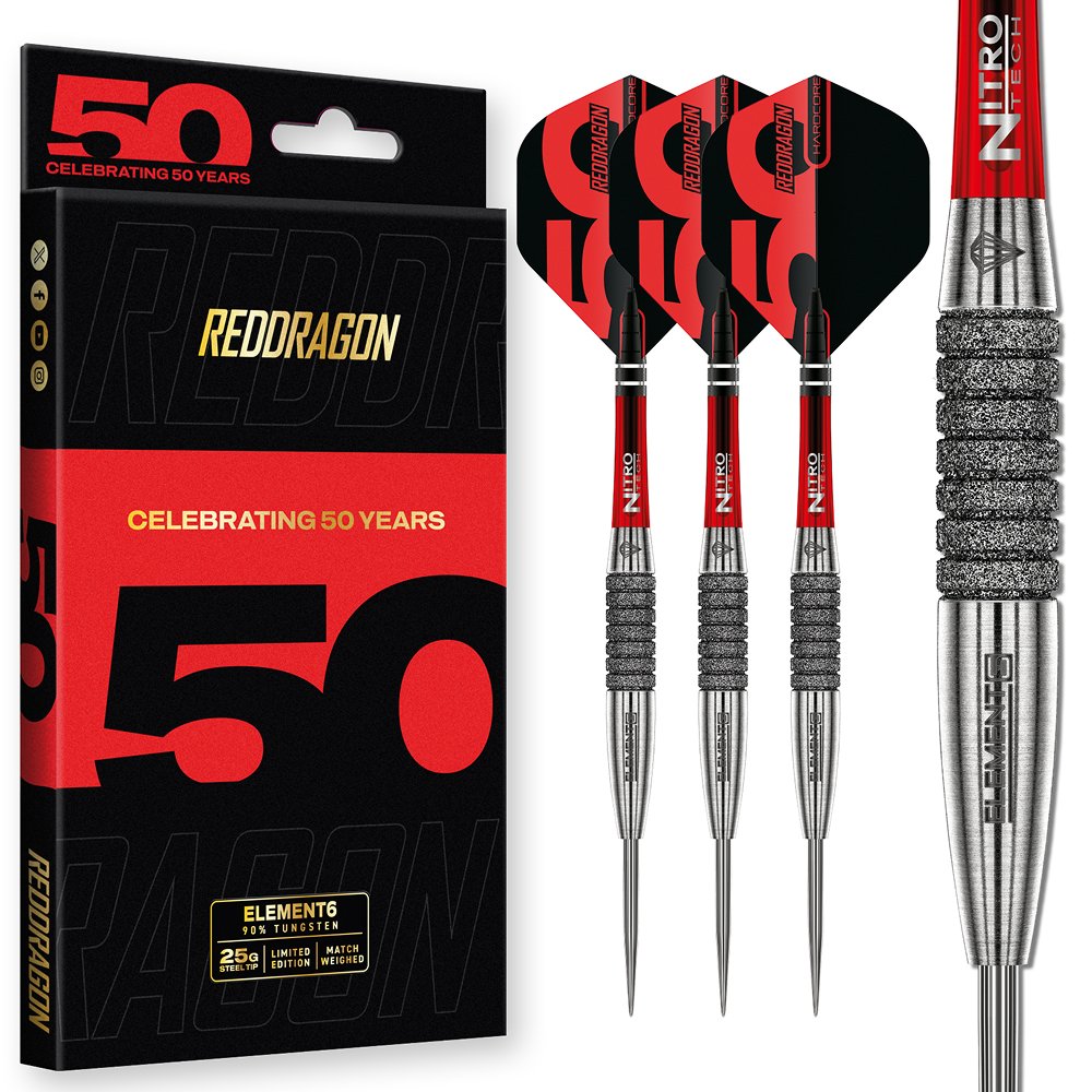 Red Dragon Element 6 C Anniversary Limited Edition 90% - Steeldarts