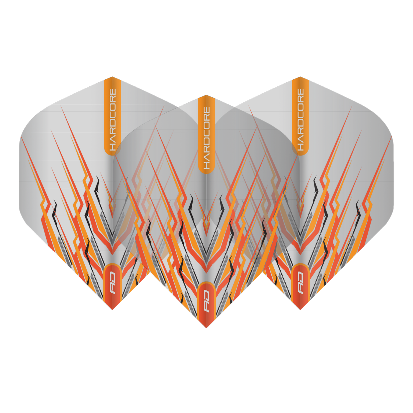 Red Dragon Peter Wright Hardcore Mohawk Orange Darts Flights