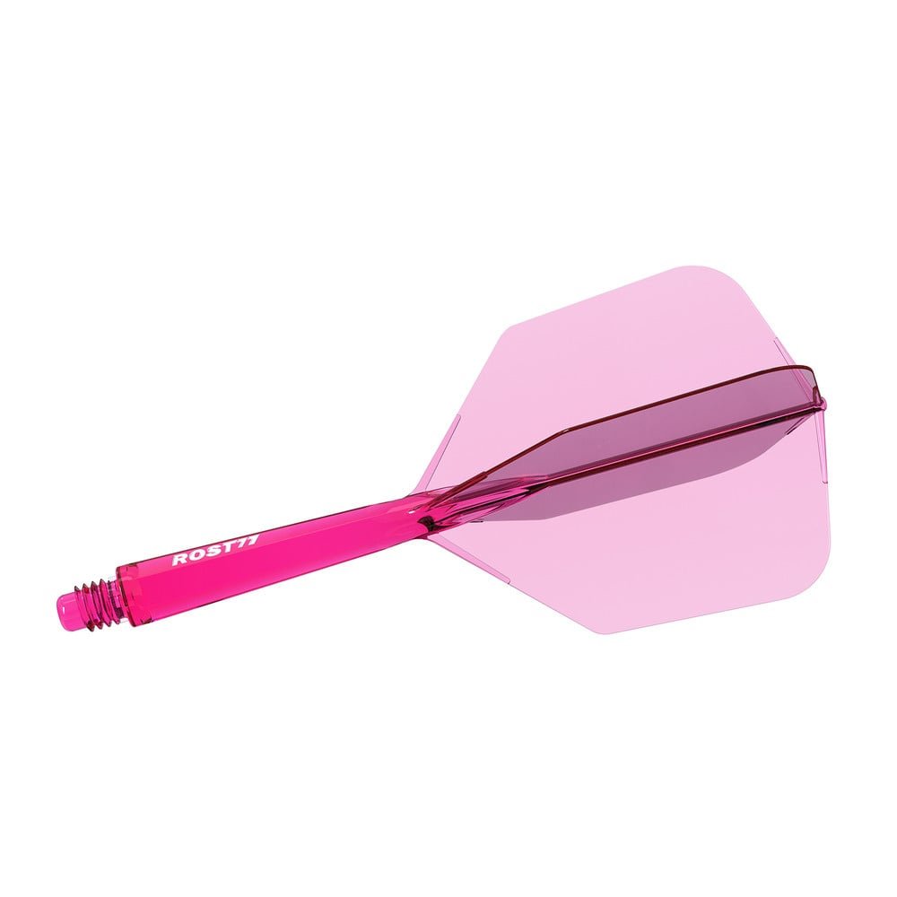 Cuesoul ROST 77 Transparent Pink Big Wing Dart Flights