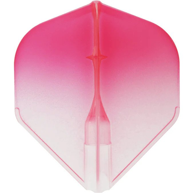 L-Style EZ L1 Standard 2-Tone Clear White Red Darts Flights