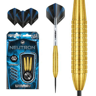 Dardos Winmau Neutron 2 Brass Punta de Acero