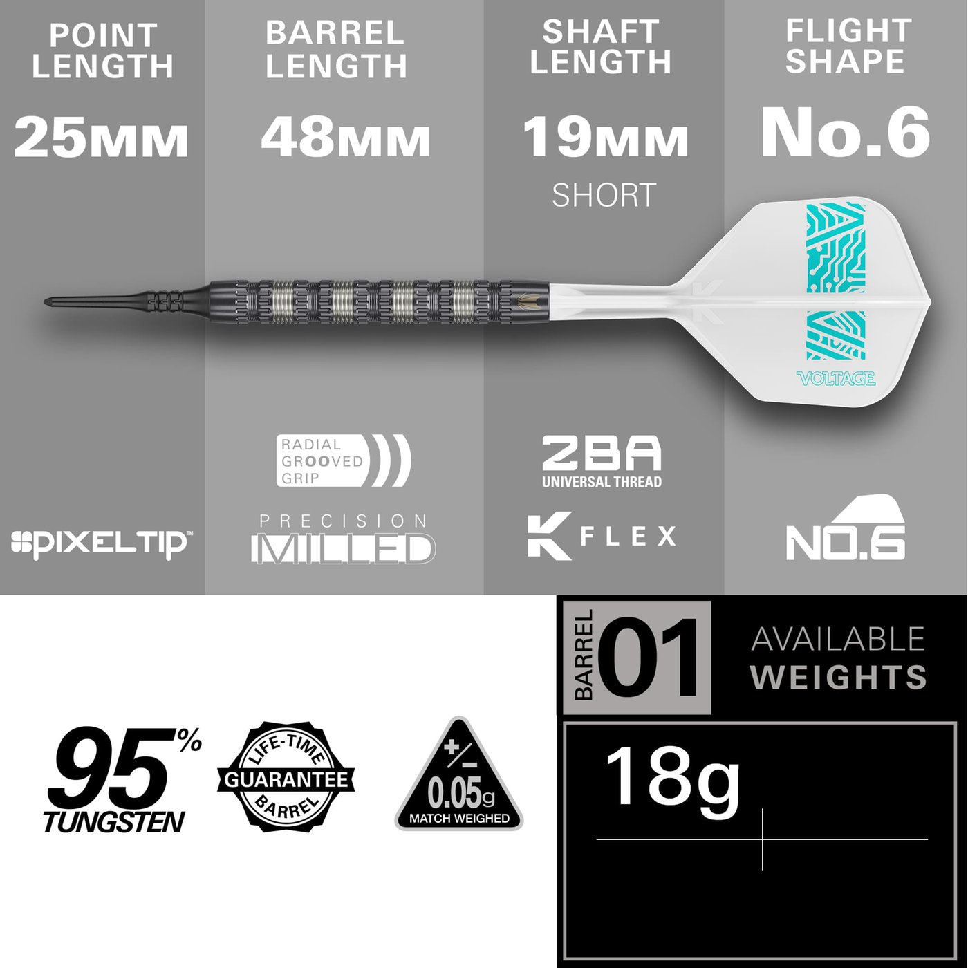 Target Rob Cross 95K 95% - Soft Tip Darts - Dartshopper.com